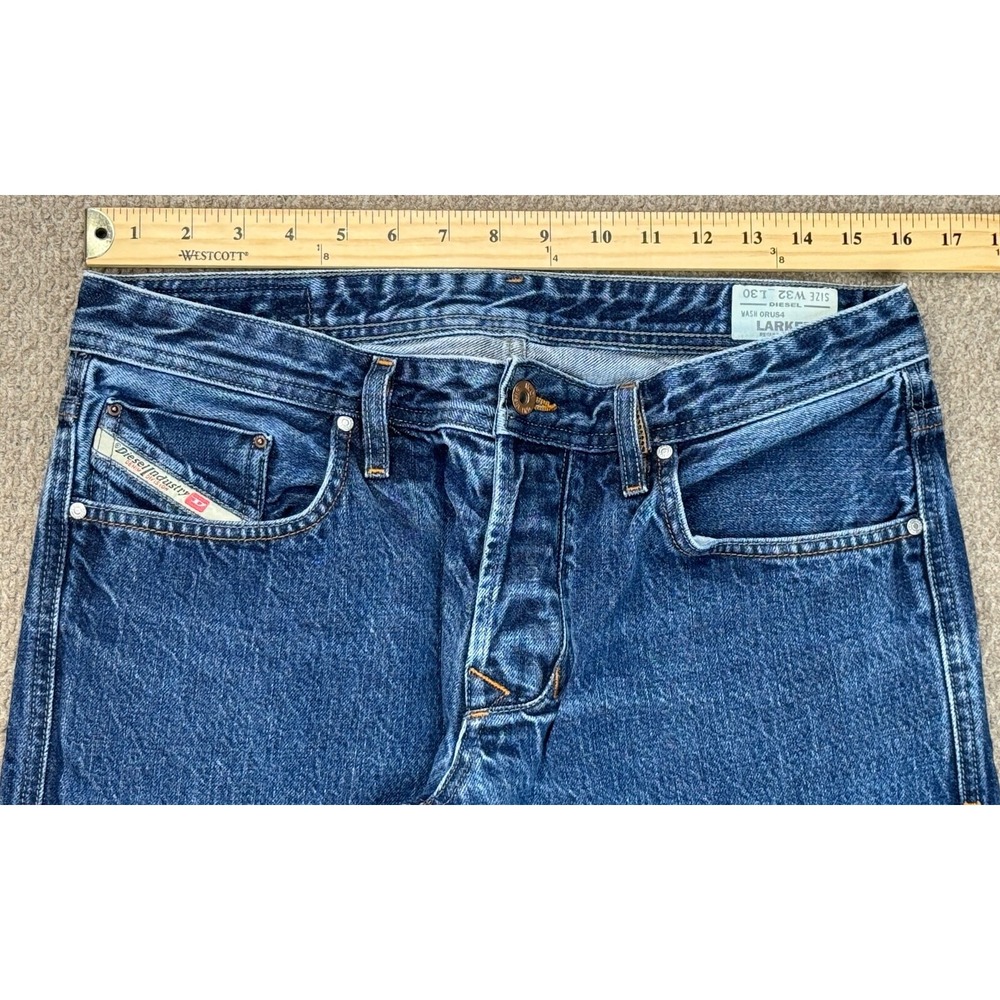 Diesel Industry Larkee Vtg Men's Button Fly Denim Jeans Size 32x30 - Picture 10 of 15